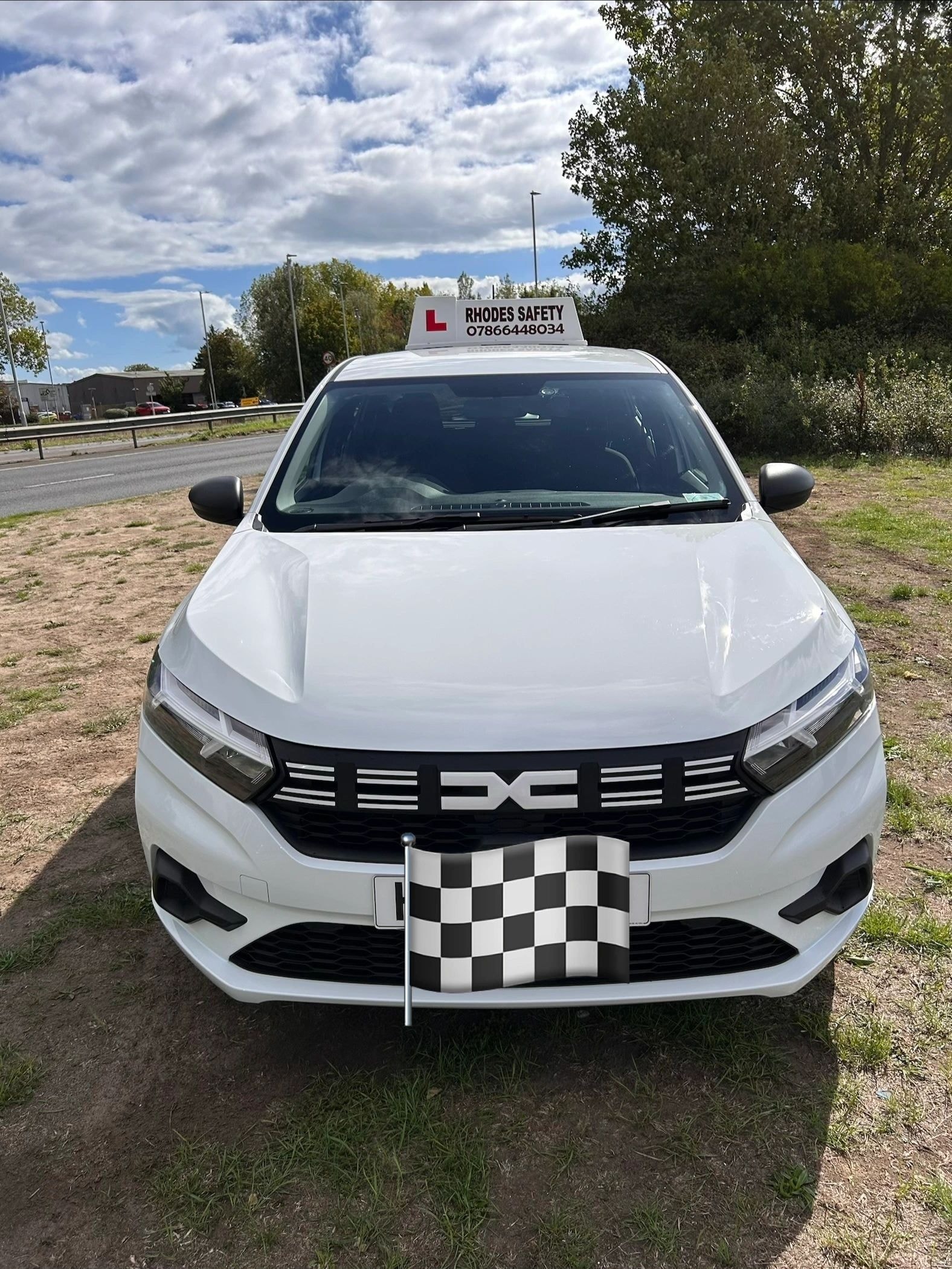 Rhodes Safety driving school car — used for driving lessons in Poole